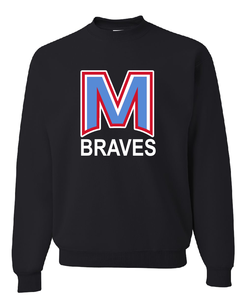 'M Braves' Crewneck Sweatshirt