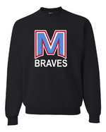 'M Braves' Crewneck Sweatshirt