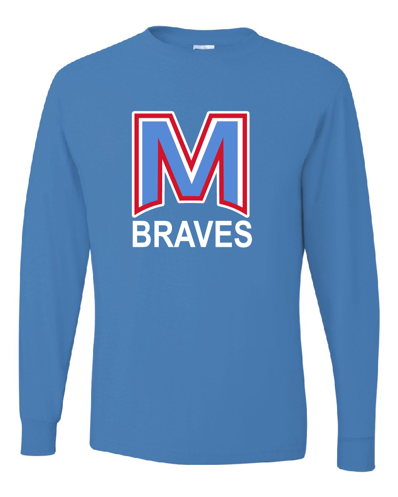 'M Braves' Long Sleeve Shirt