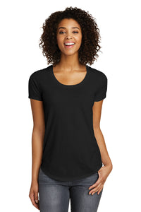 DT6401 District ® Women’s Fitted Very Important Tee ® Scoop Neck
