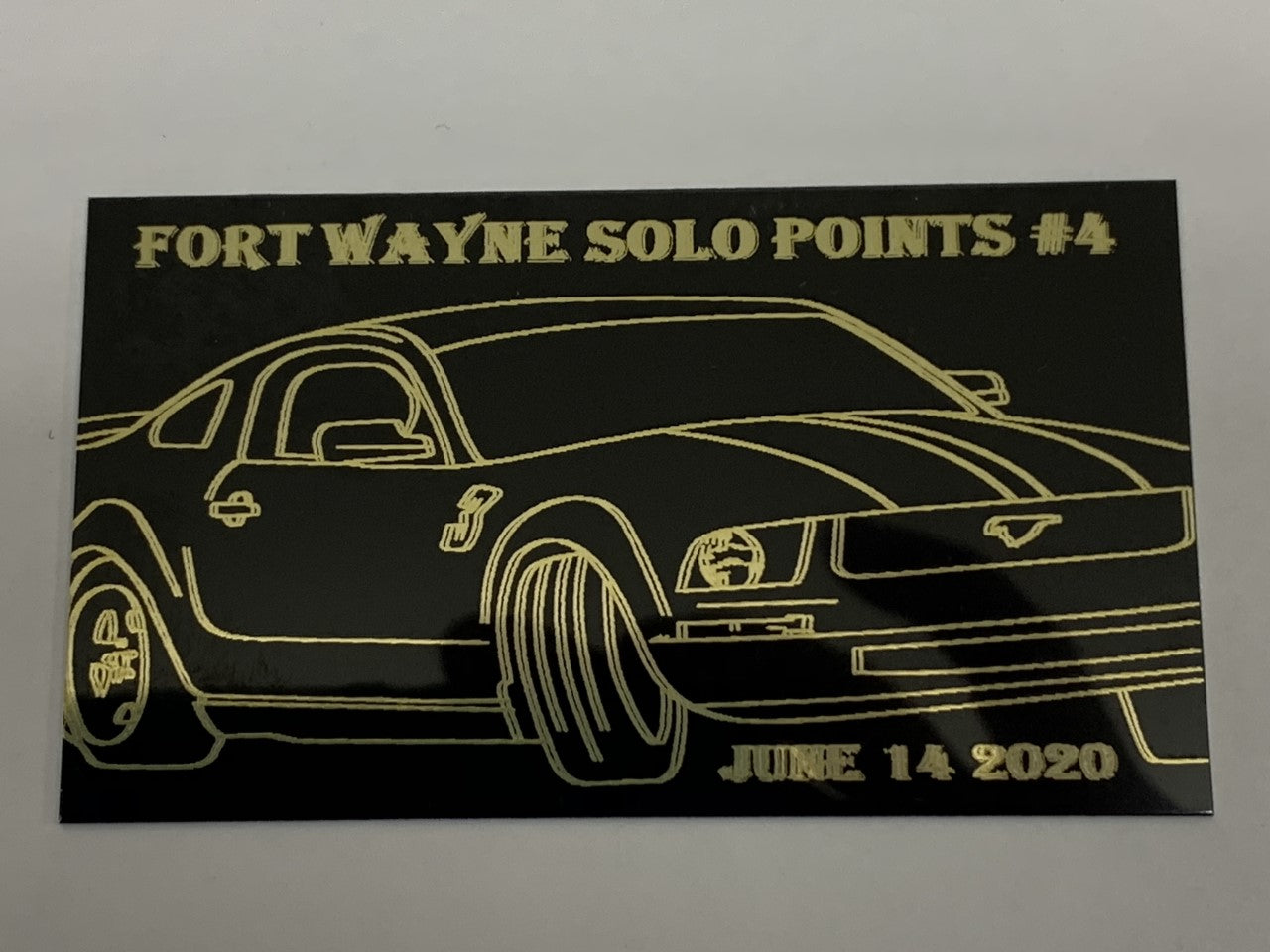 Gold Medal Awards Provides Dash Plates for Sport Car CLub of America Fort Wayne Region Event