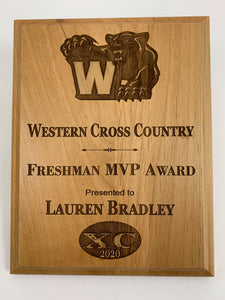 Western HS Recognizes Outstanding Runners for Season