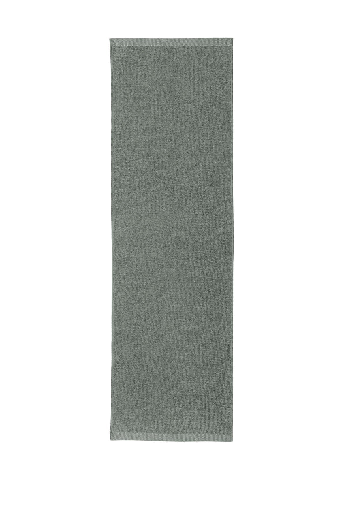 Microfiber Fitness Towel - Grey flat
