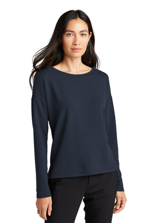 USASMDC Embroidered Mercer+Mettle™ Women's Stretch Drop Shoulder Pullover