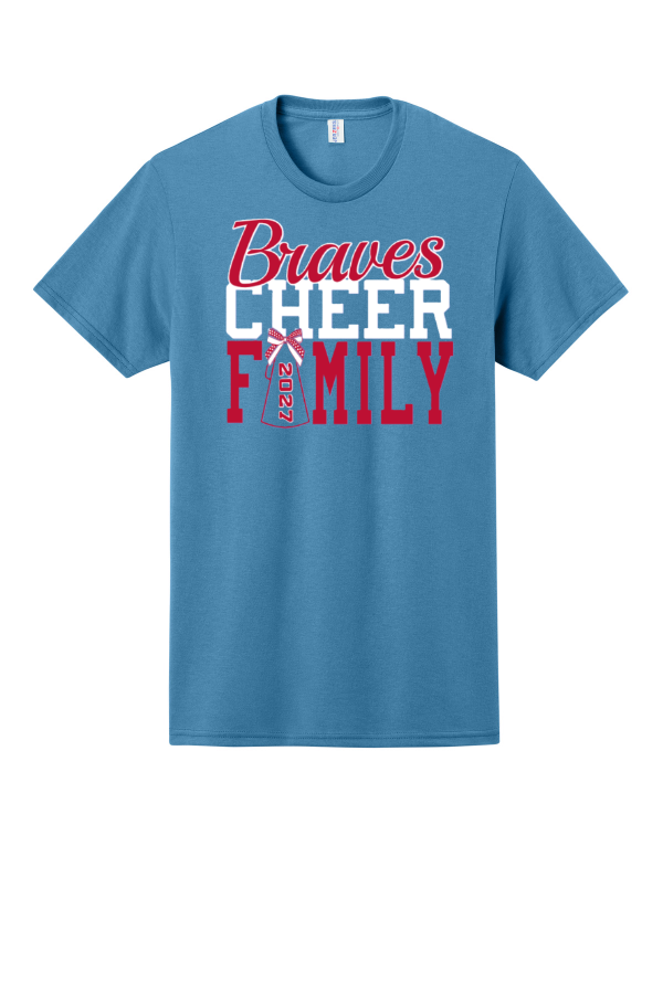 MHS Cheer Family T-Shirt - Columbia Blue