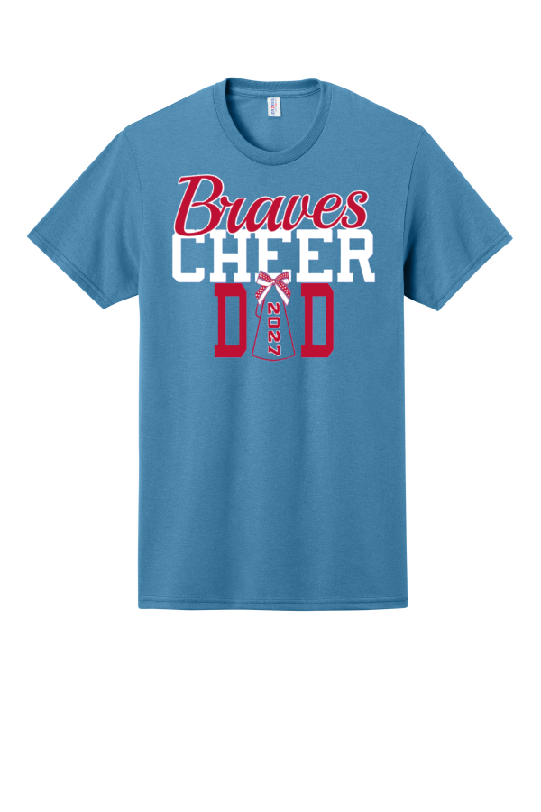 MHS Cheer Dad T-Shirt - Columbia Blue