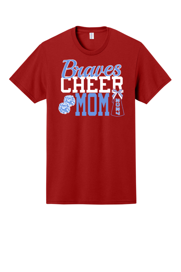 MHS Cheer Mom T-Shirt - Red