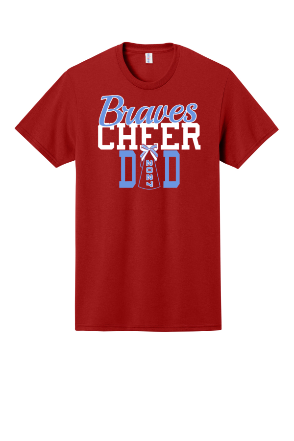 MHS Cheer Dad T-Shirt - Red