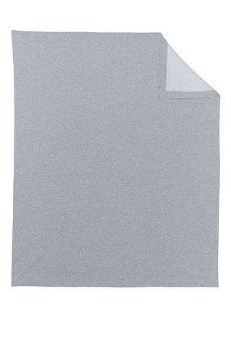 Embroidered Gildan Heavy Blend Fleece Blanket - Gray