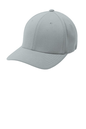 Flexfit Cool & Dry Poly Block Mesh Cap - Grey Heather