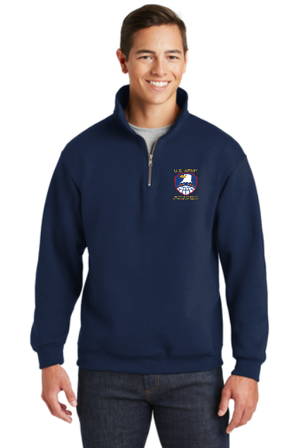 Jerzees 4528M 1/4-Zip Navy