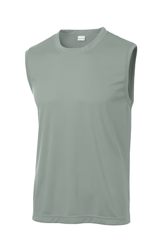 Sleeveless Competitor Tee - Silver