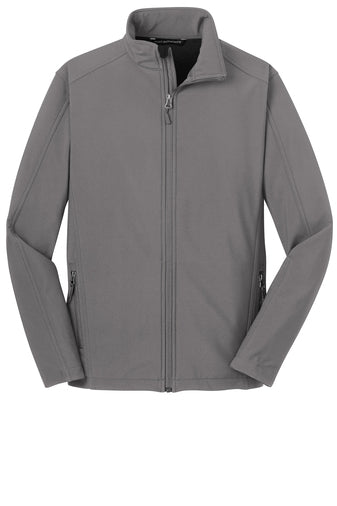 Embroidered Port Authority Core Soft Shell Jacket - Deep Smoke