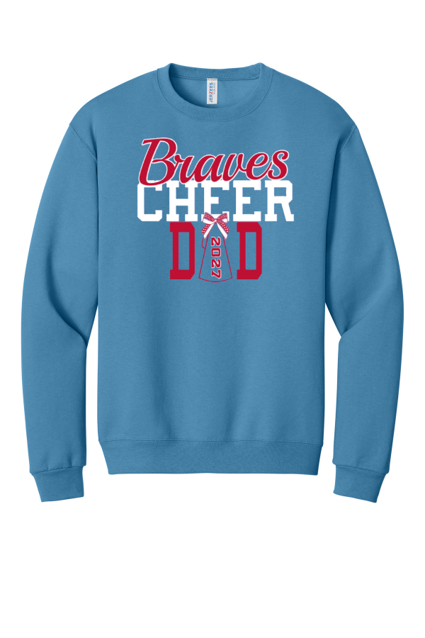 MHS Cheer Dad Crewneck - Columbia Blue