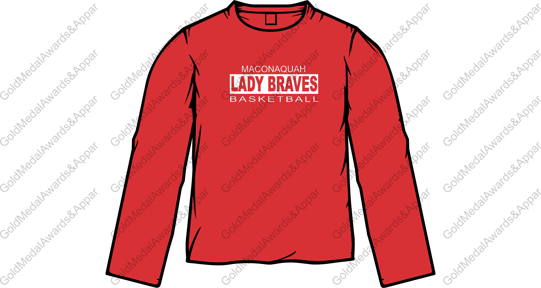 Mac El Lady Braves Team Shooting Shirt