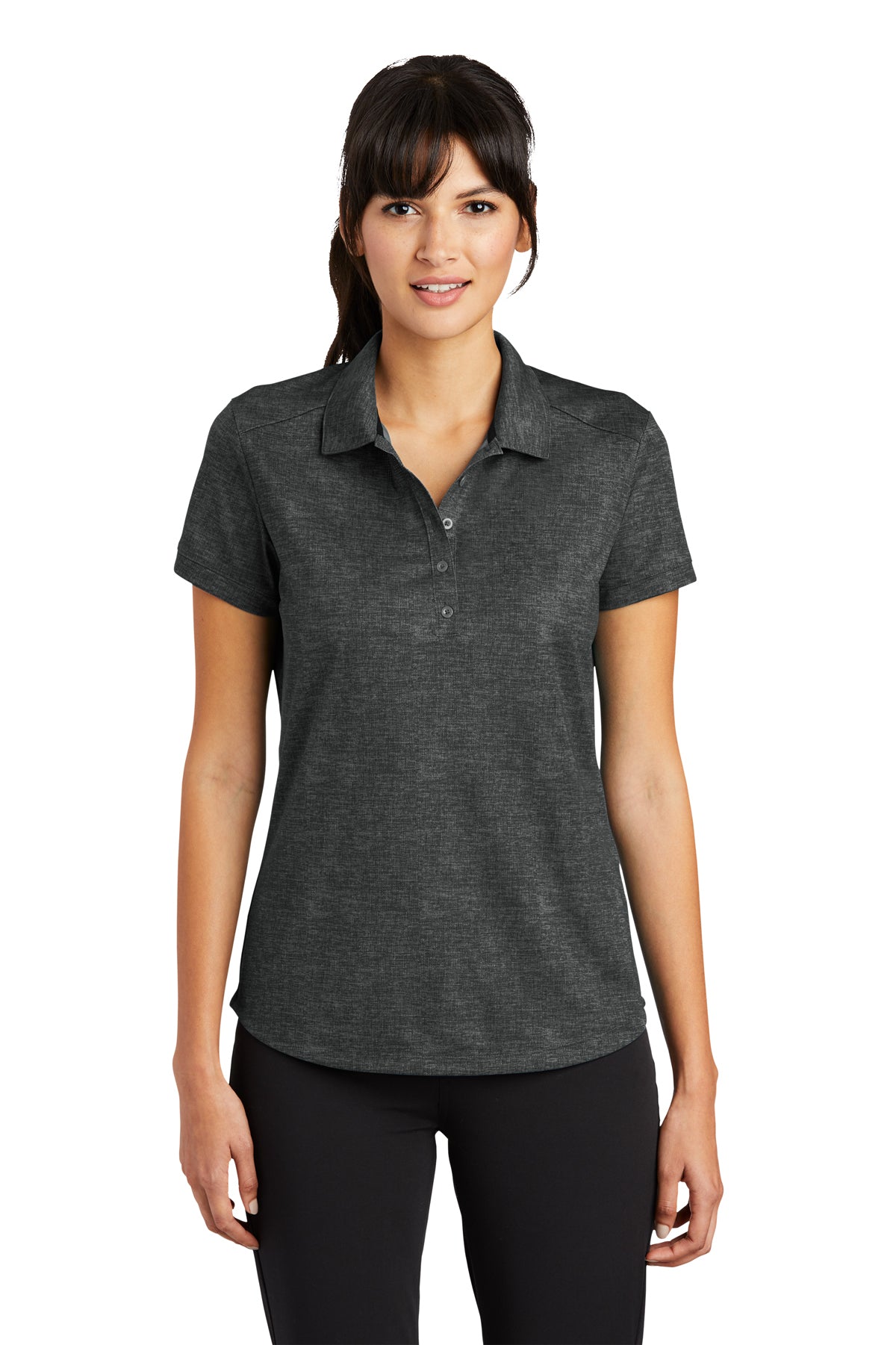 838961 Nike Ladies Dri-FIT Crosshatch Polo
