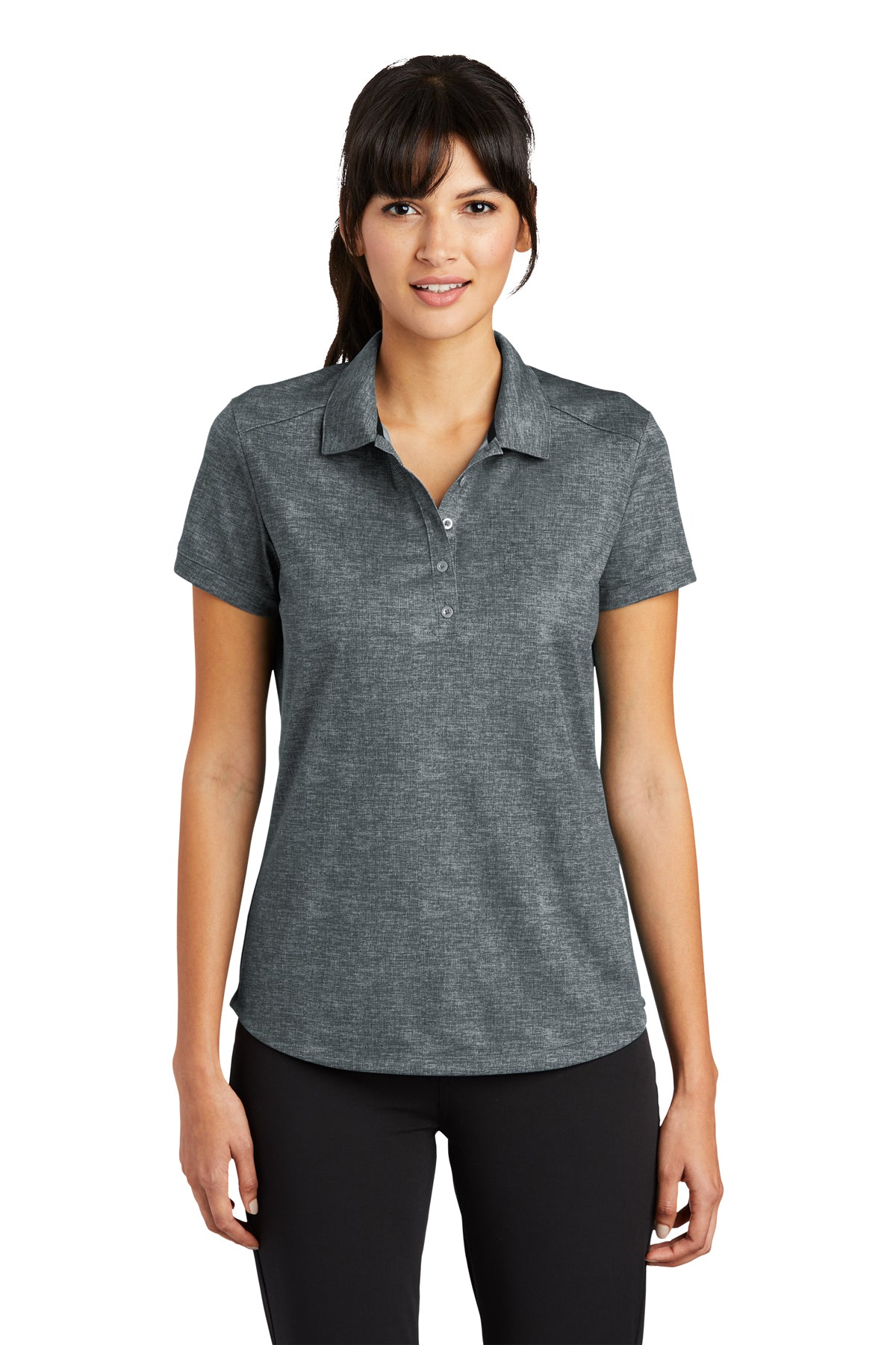 838961 Nike Ladies Dri-FIT Crosshatch Polo