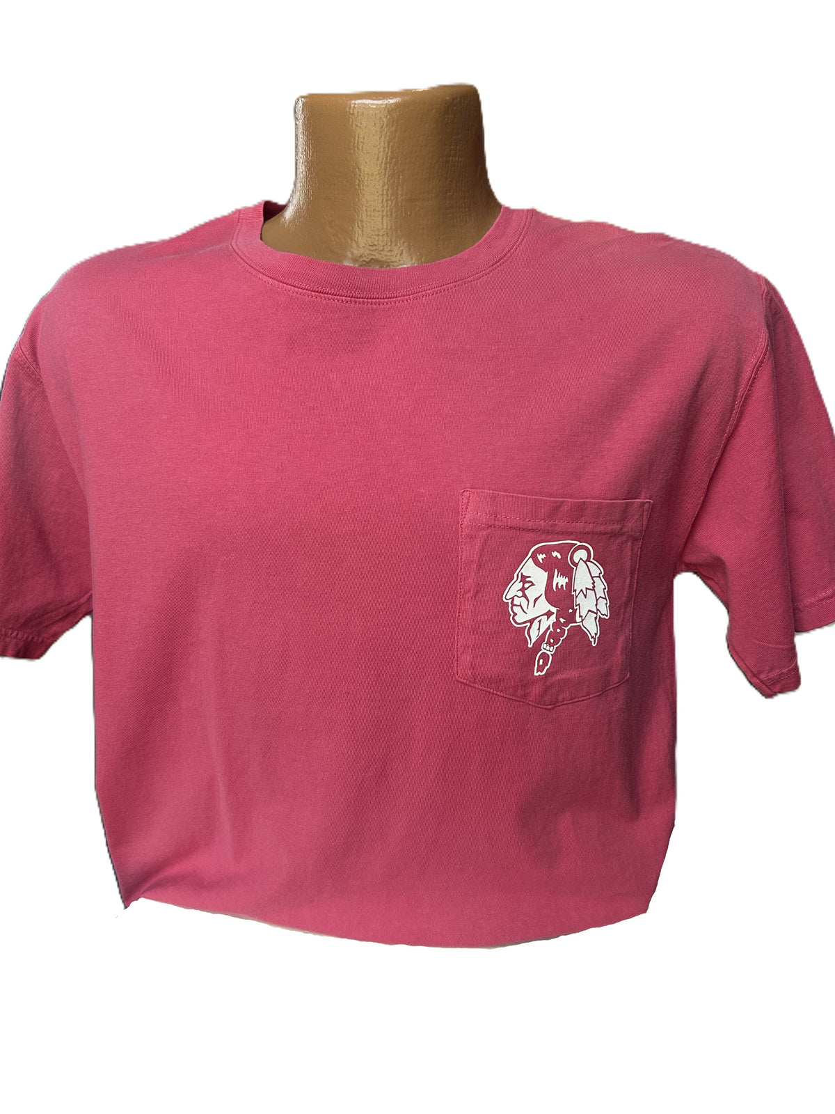 Comfort Wash Garment-Dyed Pocket T-Shirt w/ Brave Head