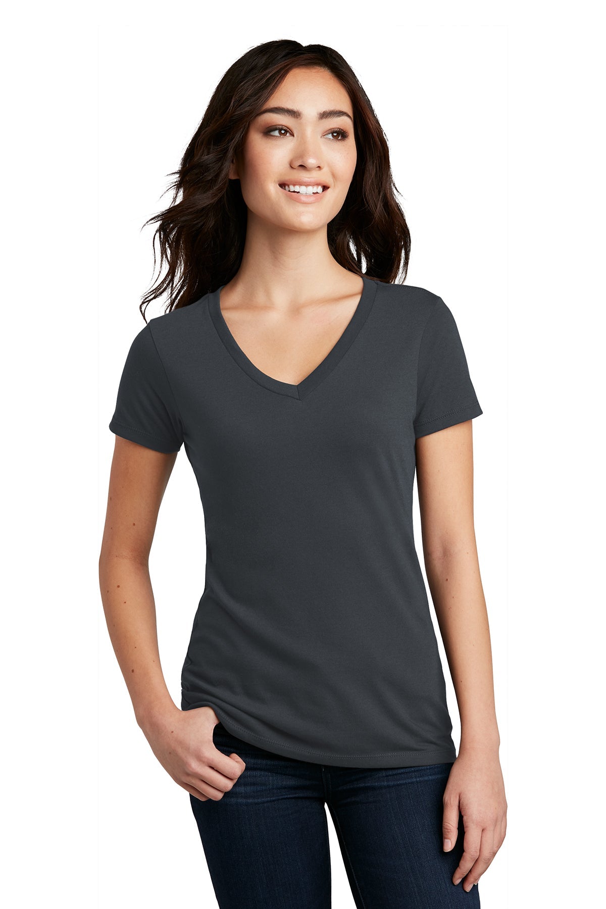 DM1190L-2 District ® Women’s Perfect Blend ® V-Neck Tee