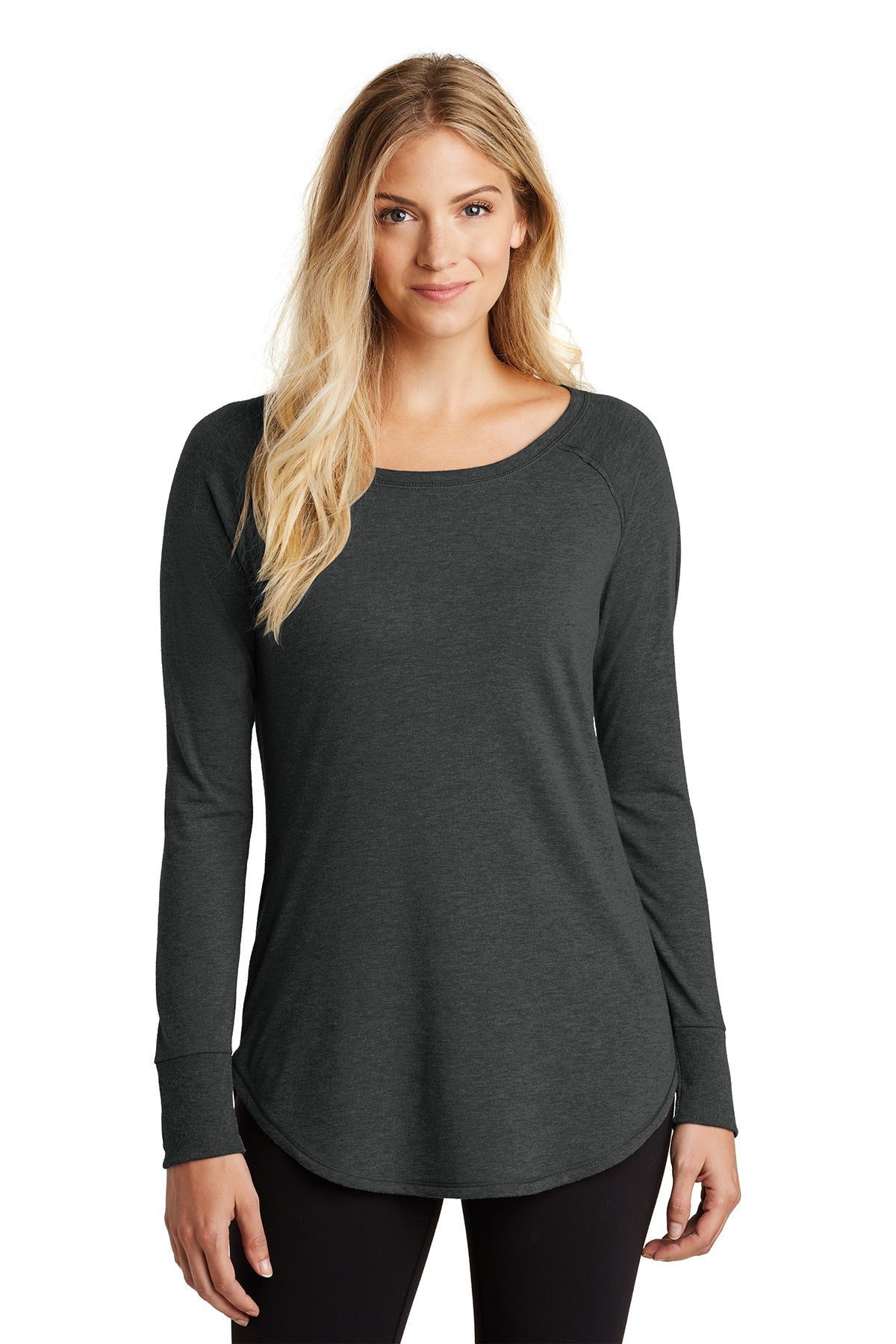 DT132L District ® Women’s Perfect Tri ® Long Sleeve Tunic Tee