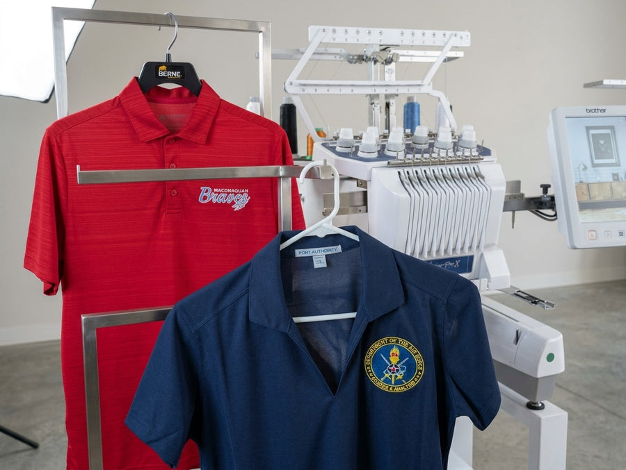 Team embroidery, ready to ship