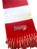 Embroidered 'Braves' Striped Scarf
