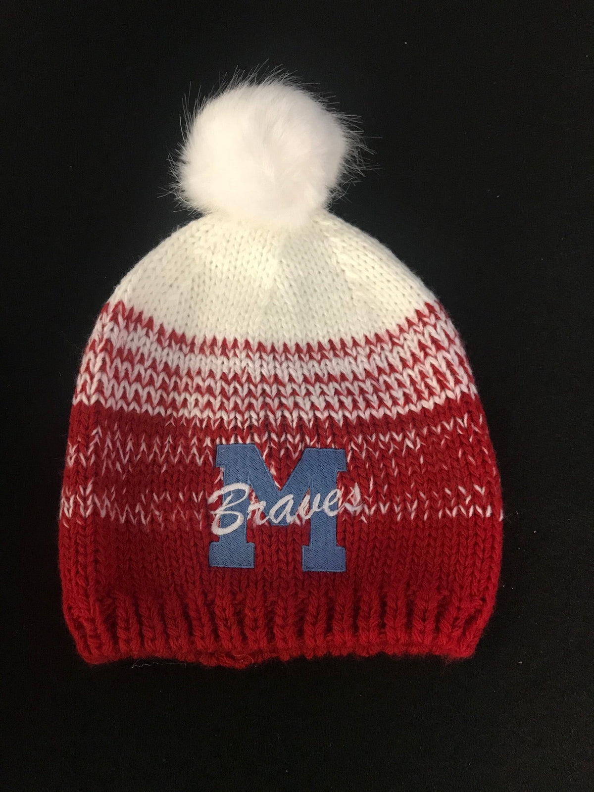 Braves Beanie and Sock Caps - Embroidered