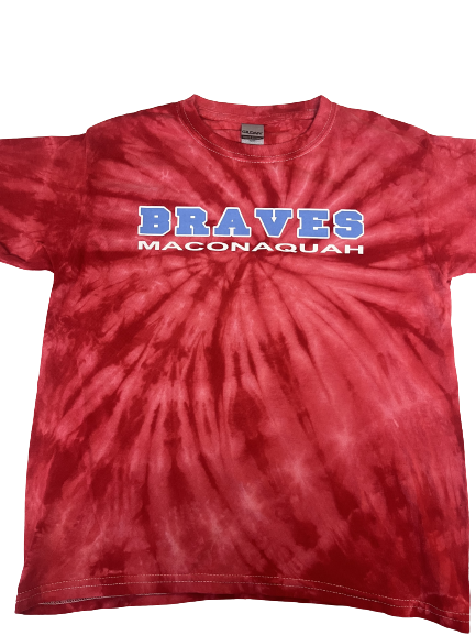 Tie dye cheap braves shirt