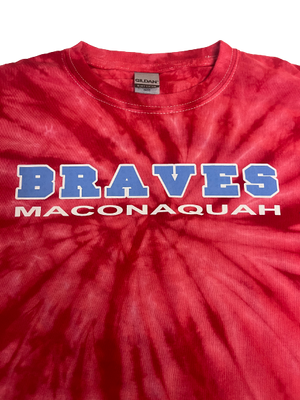BRAVES Maconaquah Tie Dye Short Sleeve