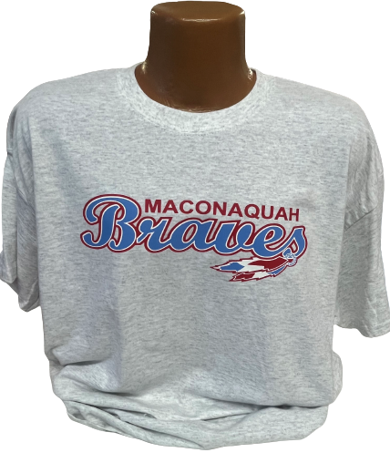Maconaquah Braves T-shirt Stacked Words You choose the t-shirt color – Gold  Medal Awards