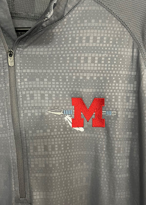 "M" Embroidered Holloway Converge 1/2 Zip Pullover