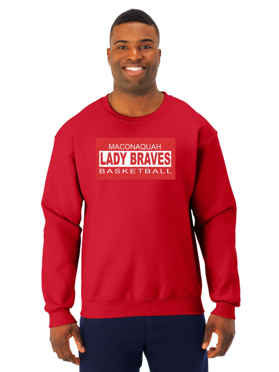 5th grade Girls Basketball Crewneck Sweatshirt