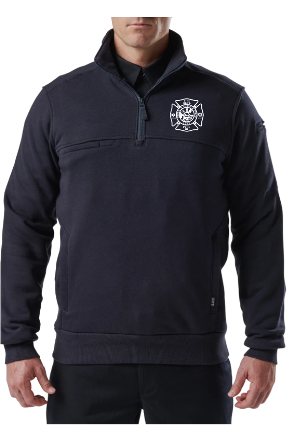 Job Shirt Quarter Zip 2.0 - Embroidered (72534) - Fire Navy