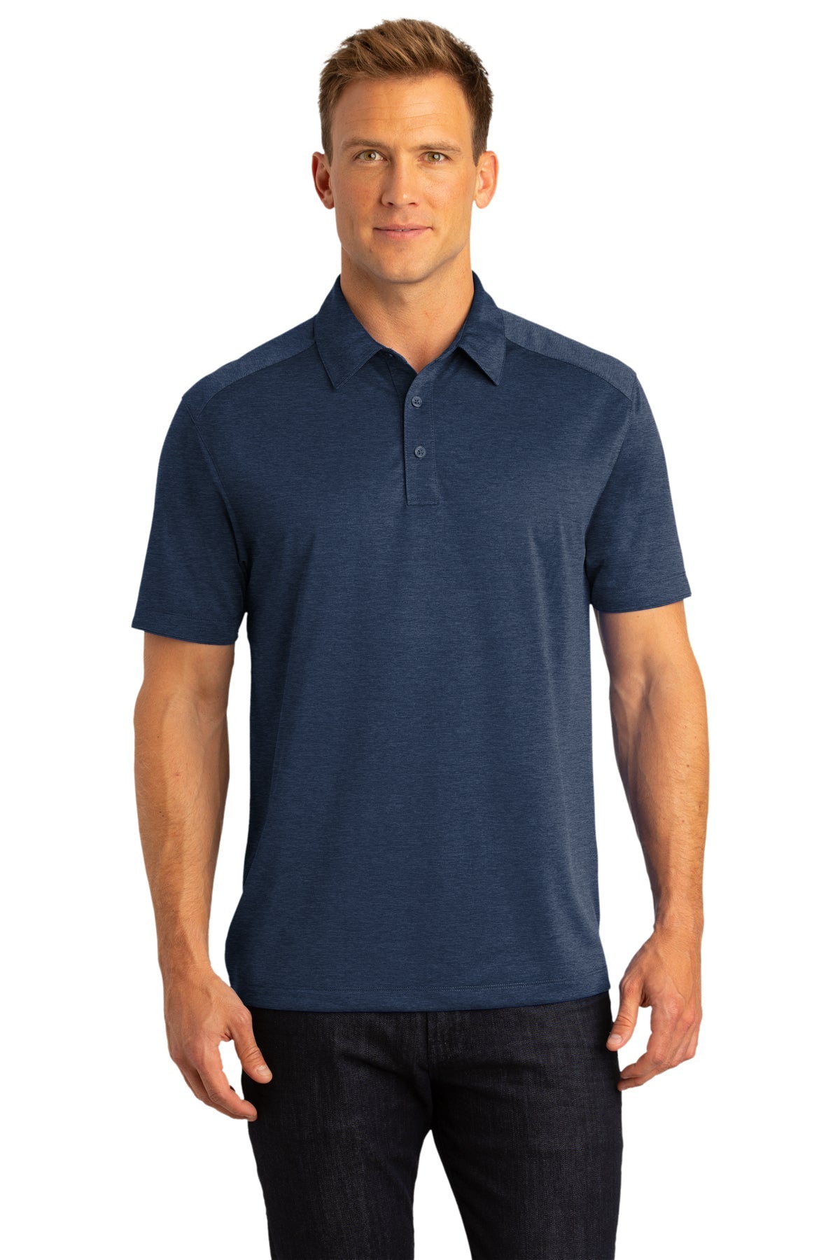K574  Port Authority® Digi Heather Performance Polo