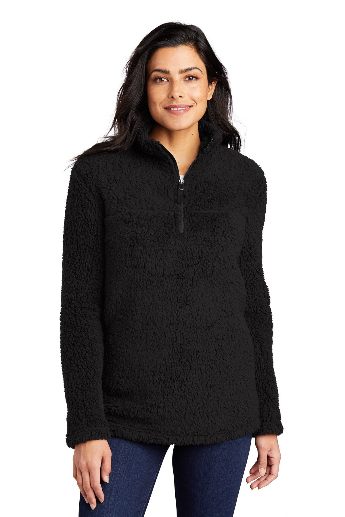 L130  Port Authority® Ladies Cozy 1/4-Zip Fleece