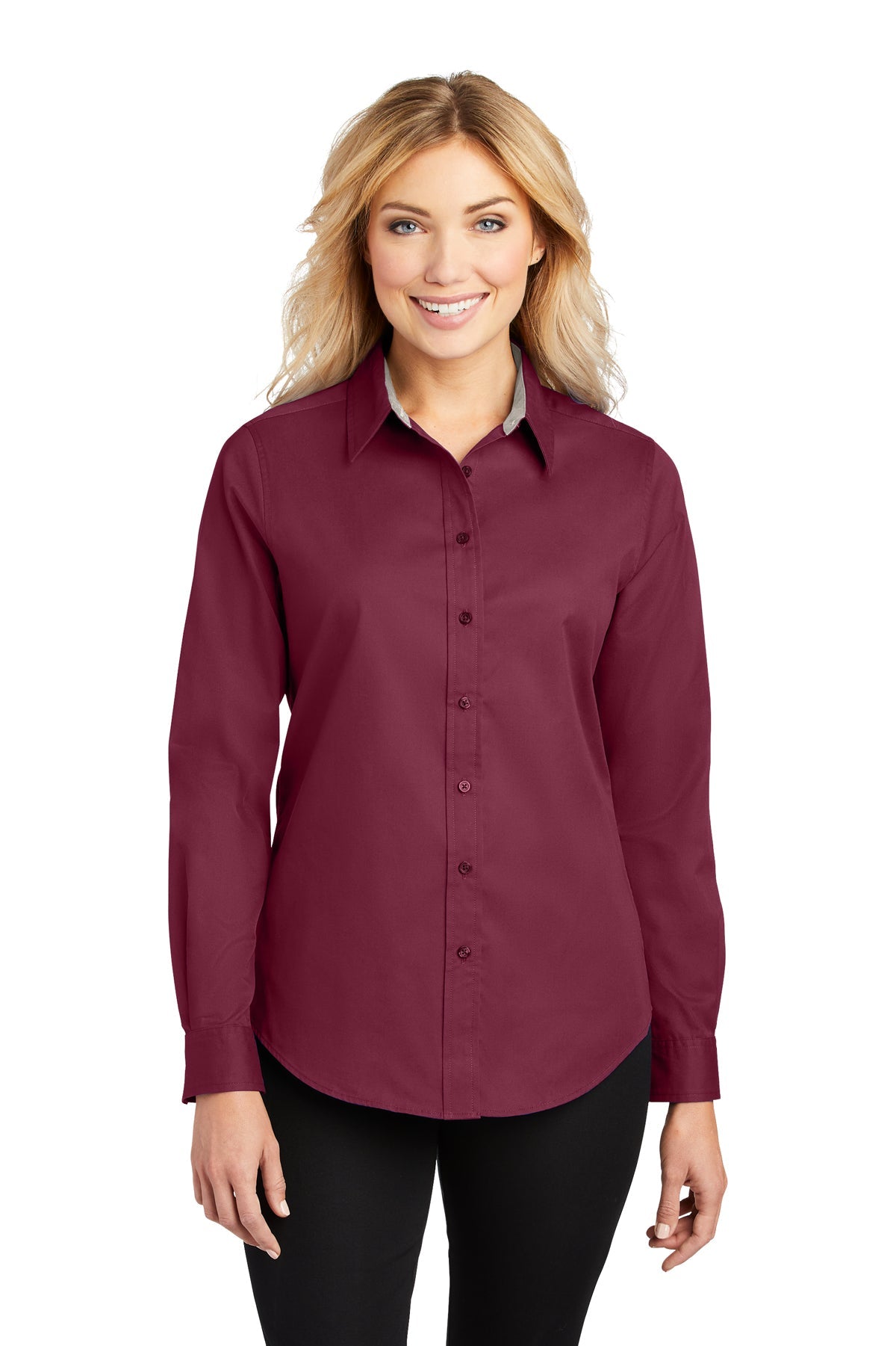 L608 Port Authority® Ladies Long Sleeve Easy Care Shirt