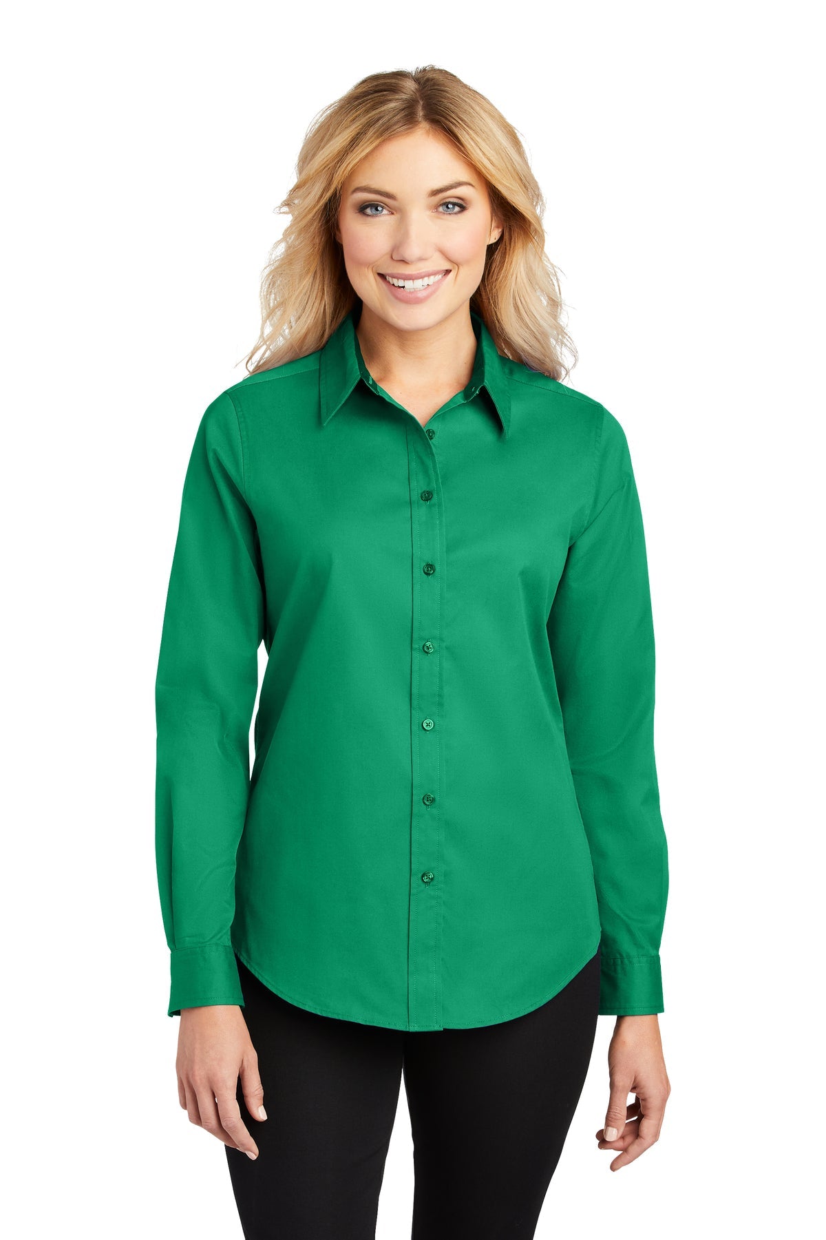 L608 Port Authority® Ladies Long Sleeve Easy Care Shirt