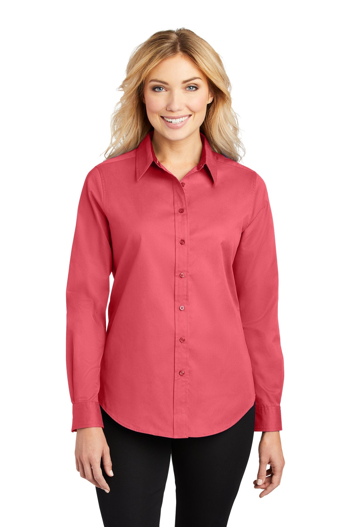 L608 Port Authority® Ladies Long Sleeve Easy Care Shirt