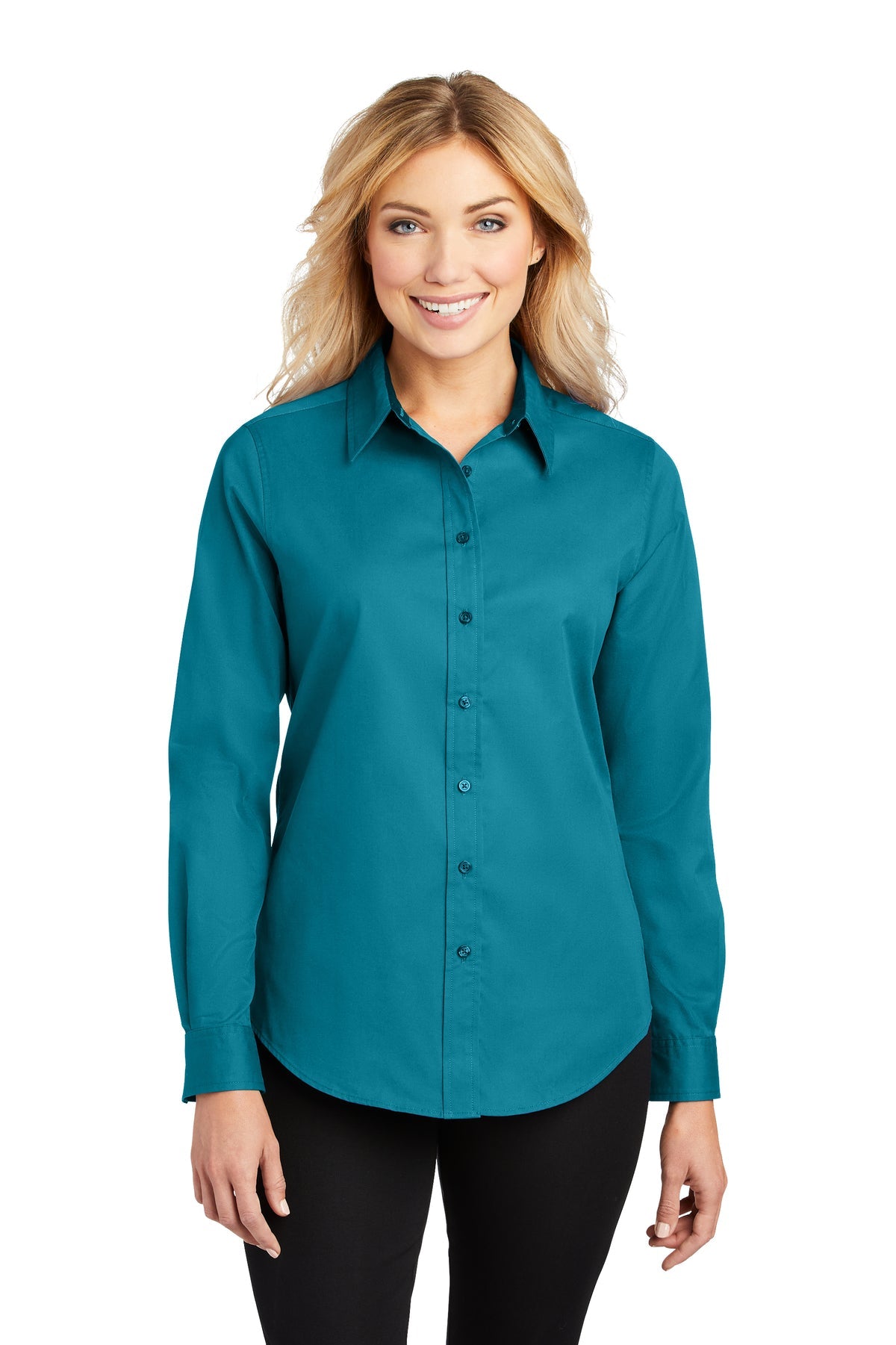 L608-3 Port Authority® Ladies Long Sleeve Easy Care Shirt