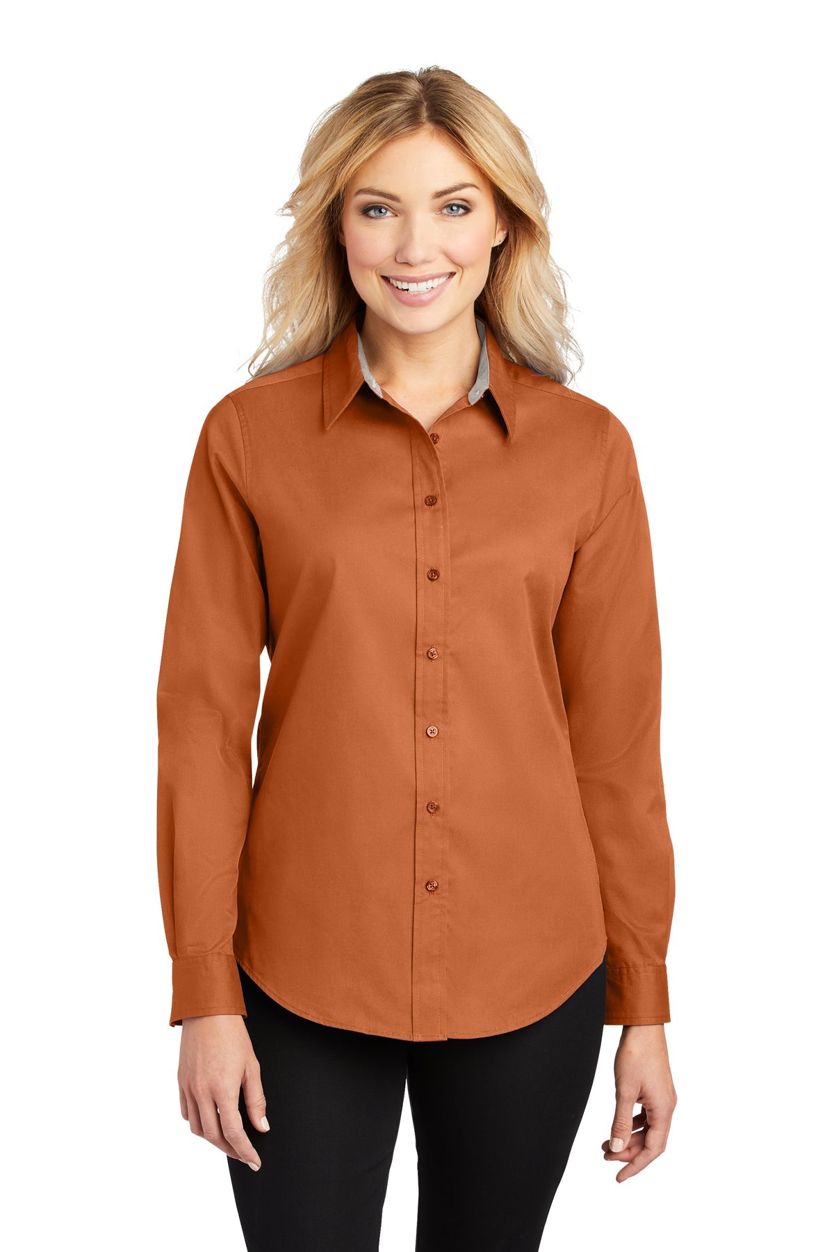 L608-3 Port Authority® Ladies Long Sleeve Easy Care Shirt