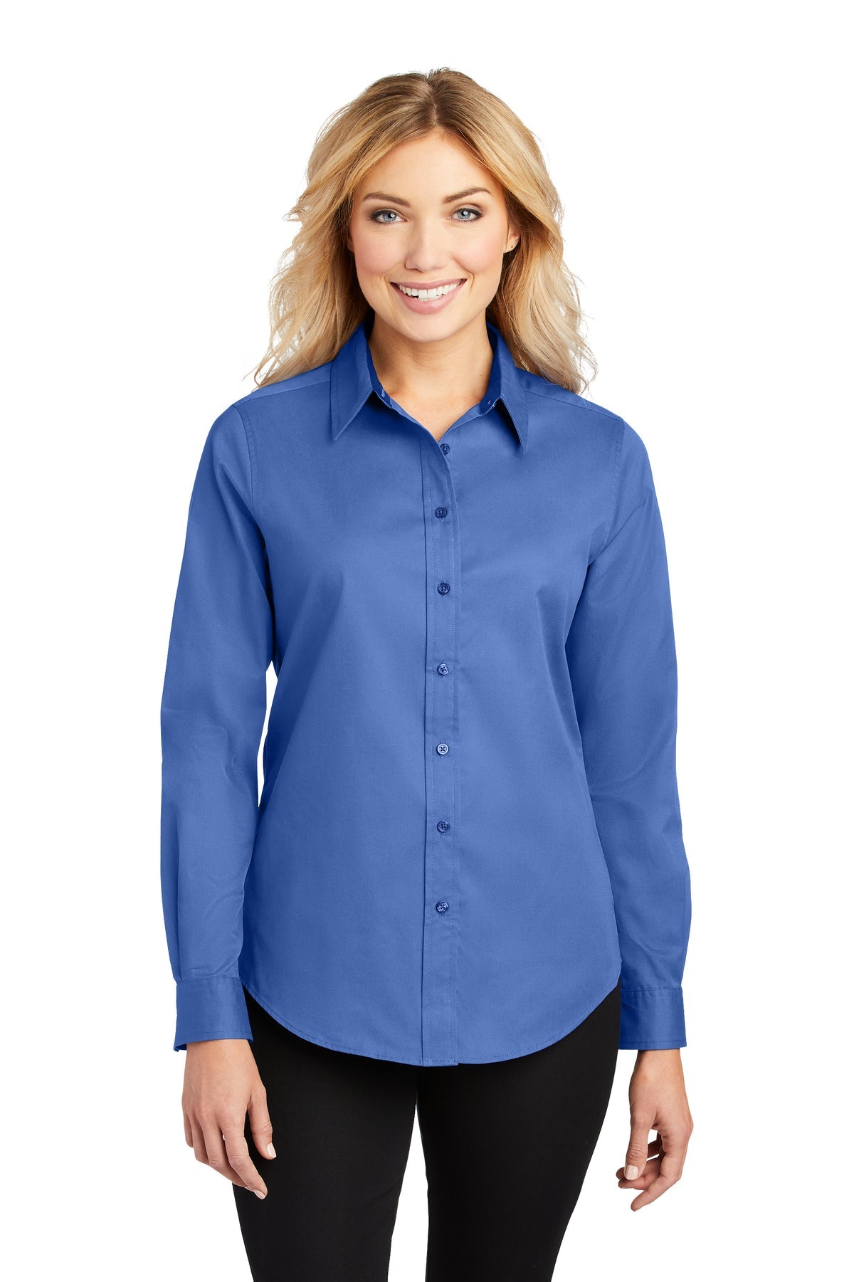 L608-3 Port Authority® Ladies Long Sleeve Easy Care Shirt