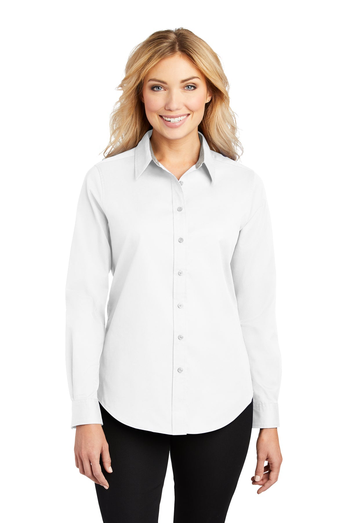 L608-3 Port Authority® Ladies Long Sleeve Easy Care Shirt