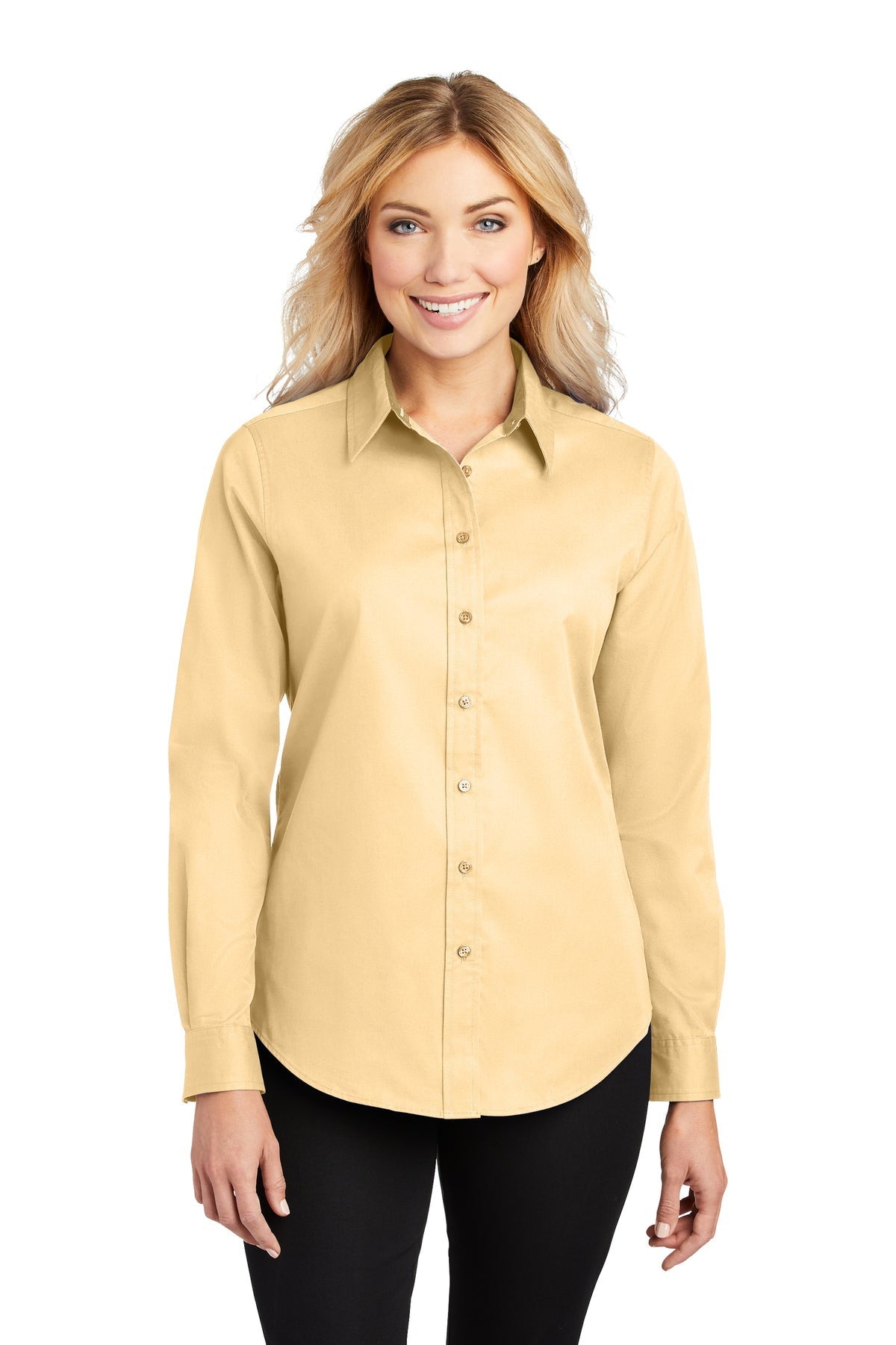 L608-3 Port Authority® Ladies Long Sleeve Easy Care Shirt