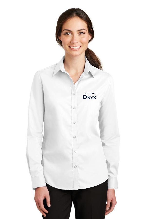 Port Authority Women's SuperPro Twill Shirt (L663) - view 2