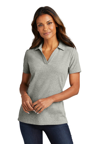 National Space Club - Huntsville - Custom embroidered Port Authority® Women's C-FREE® Cotton Blend Pique Polo