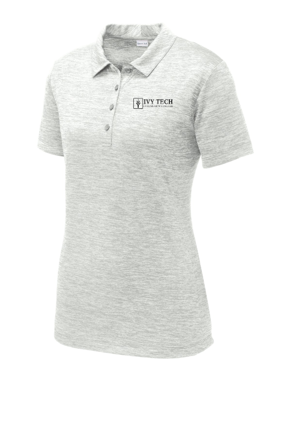 Embroidered Women's PosiCharge Electric Heather Polo (Sport-Tek LST590)