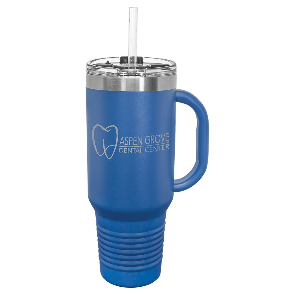 40oz  Polar Camel Travel Mug with handle and straw - Group B