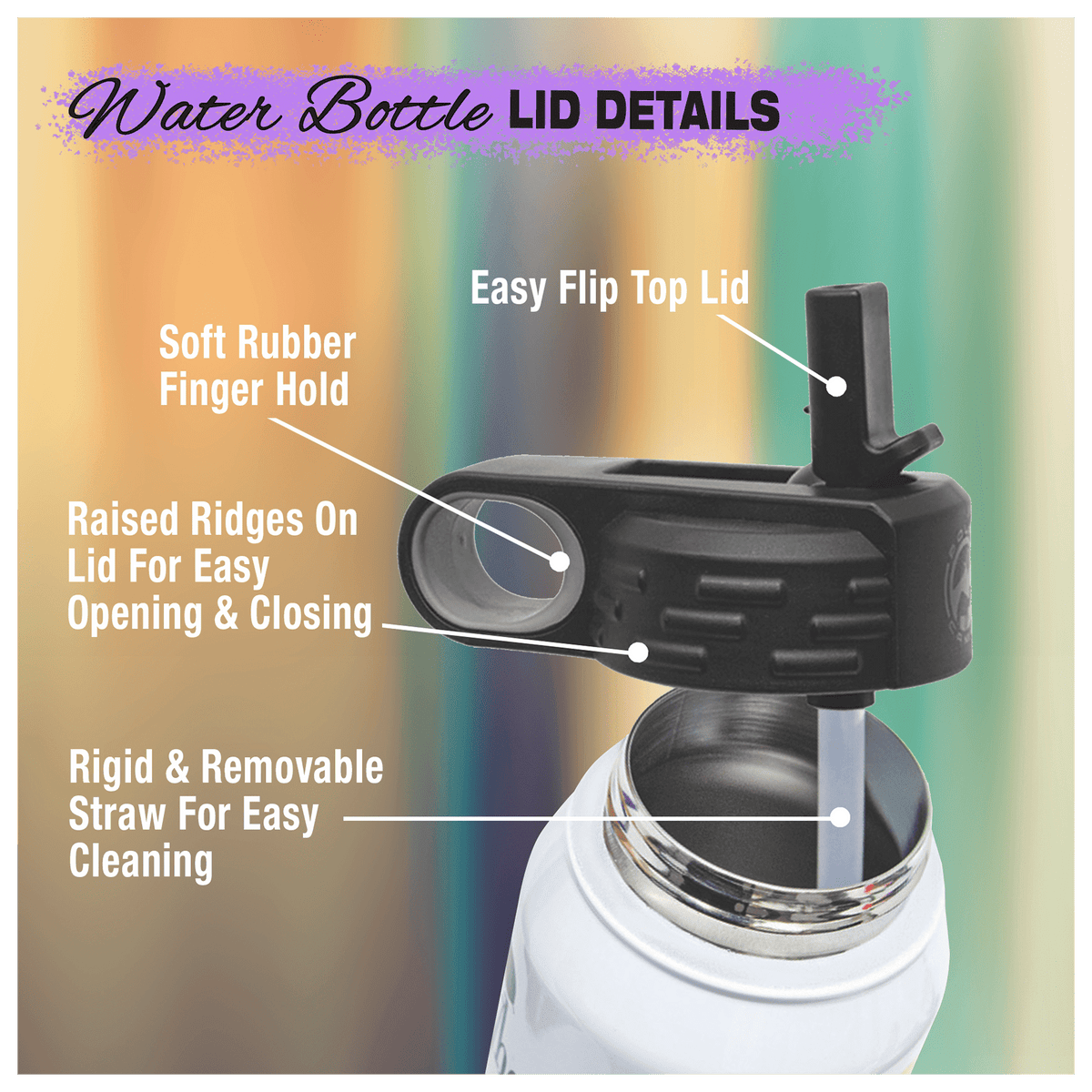 Black Polar Camel 32 oz. Water Bottle