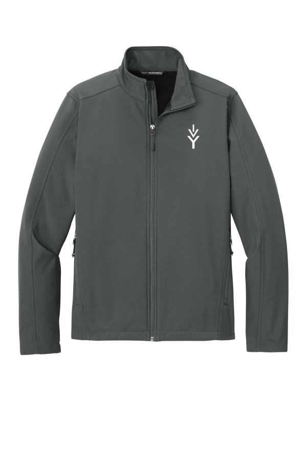 Embroidered Core Soft Shell Jacket (Port Authority J317) - Deep Smoke