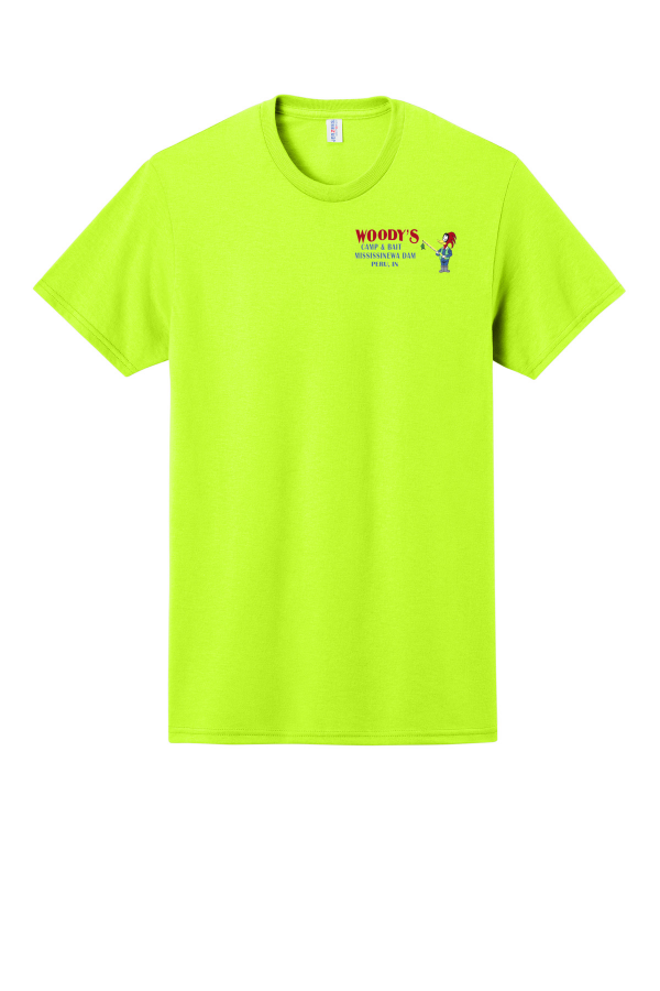 T-shirt Emb - Safety Green